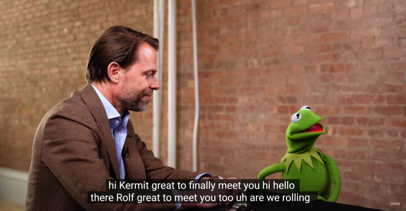 Rolf Studer in conversation with Kermit, an unforgettable experience - vidéo