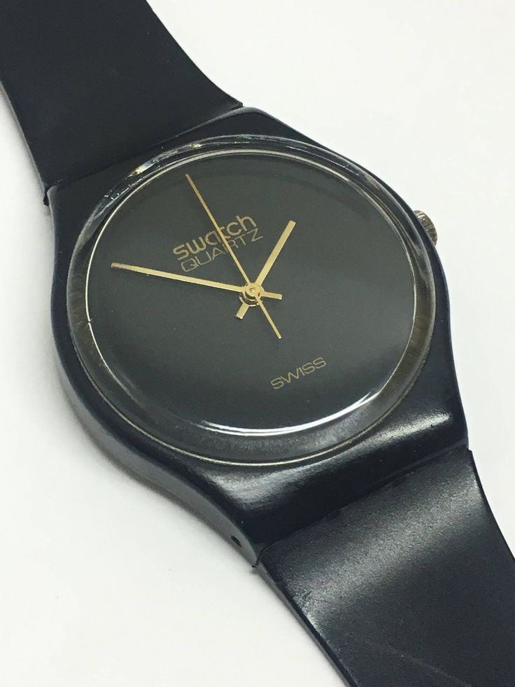 1er modèle Swatch de 1983, la GB101 à quartz