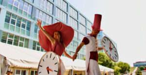 Mr. and Mrs. Passing Time at the 200th Anniversary of the Geneva Watchmaking School